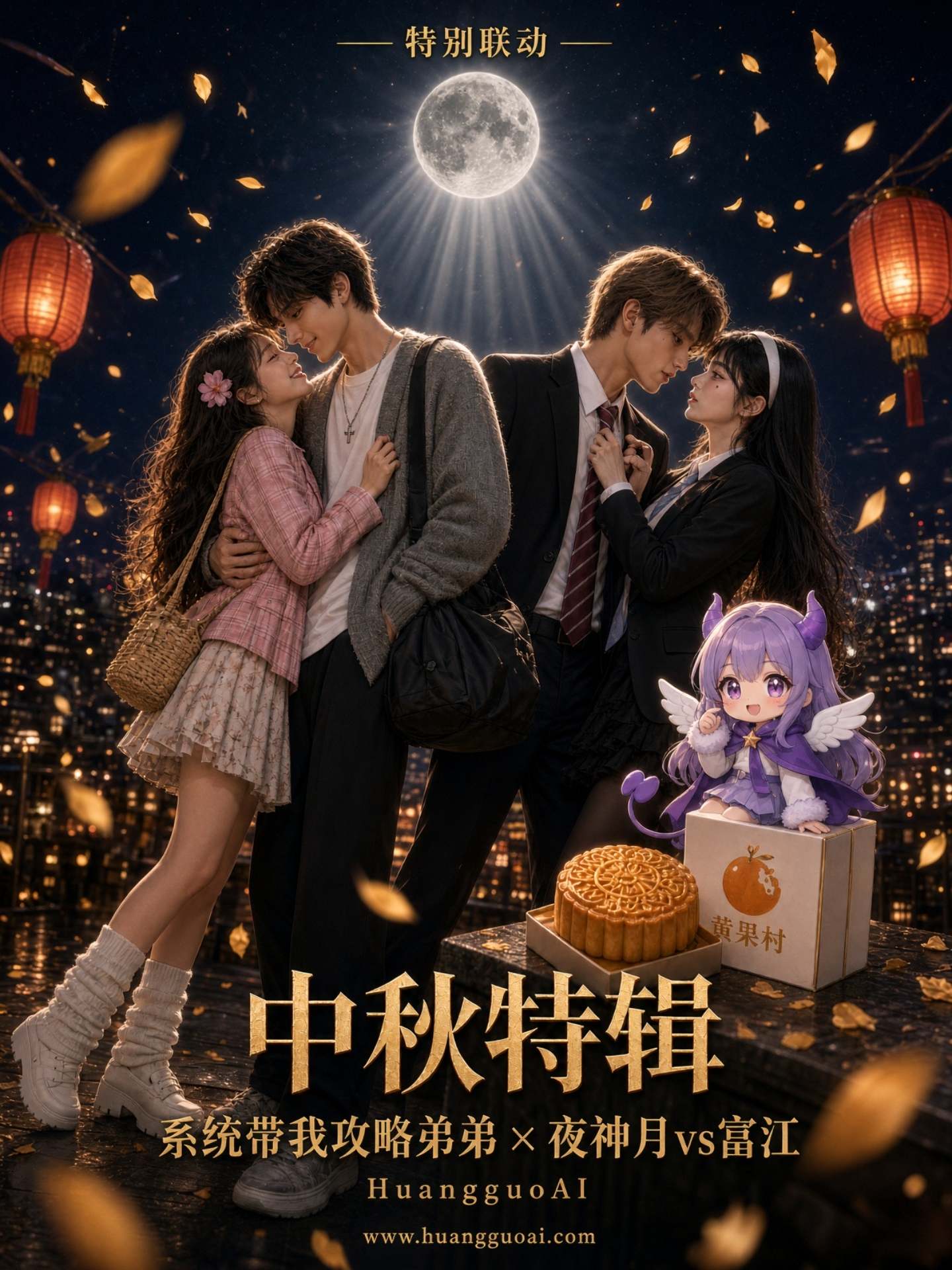 系统带我攻略弟弟X夜神月vs富江 中秋特辑